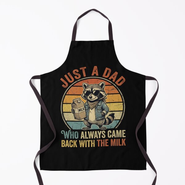 Item preview, Raccoon Papa Just A Dad Who Always Came Back with The Milk designed and sold by OlakunleOloroz.
