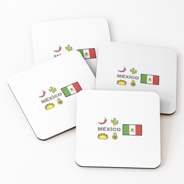 Item preview, Mexico Vibes – Tropical Emoji Design (Chili, Cactus, Taco, Avocado) designed and sold by iccdesignsshop.
