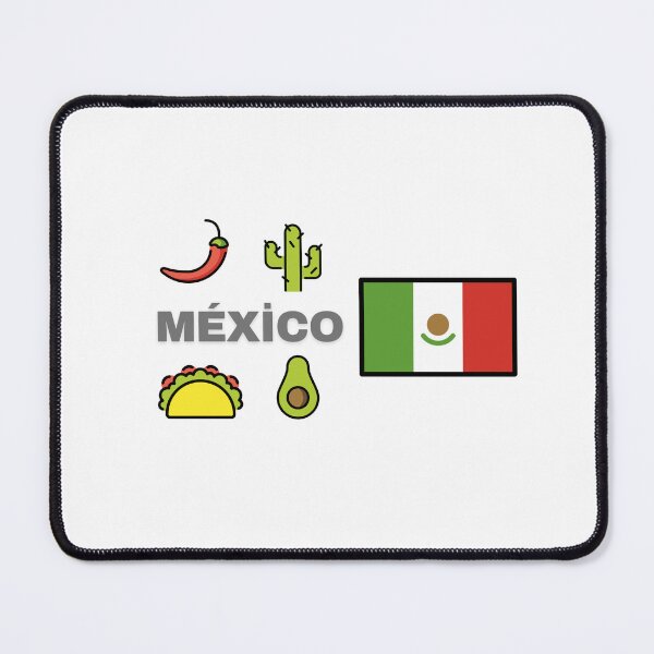 Item preview, Mexico Vibes – Tropical Emoji Design (Chili, Cactus, Taco, Avocado) designed and sold by iccdesignsshop.