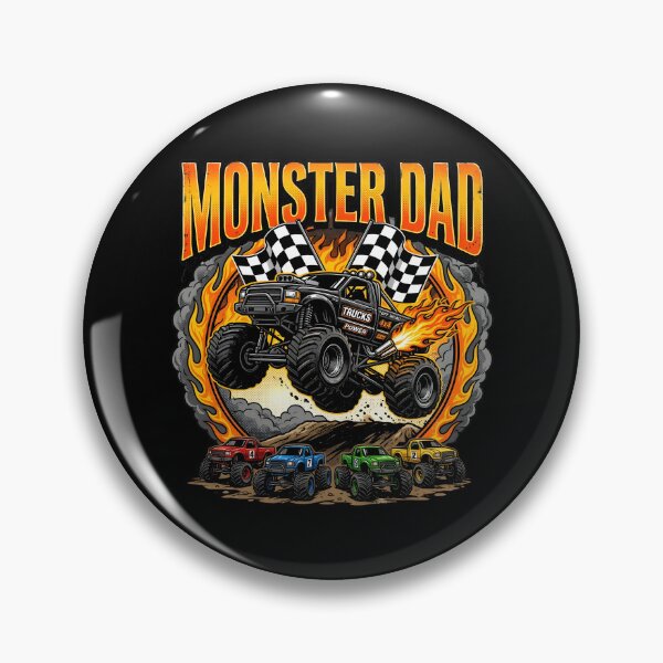 Item preview, Racing Off Road Fathers Day Monster Truck Dad designed and sold by OlakunleOloroz.