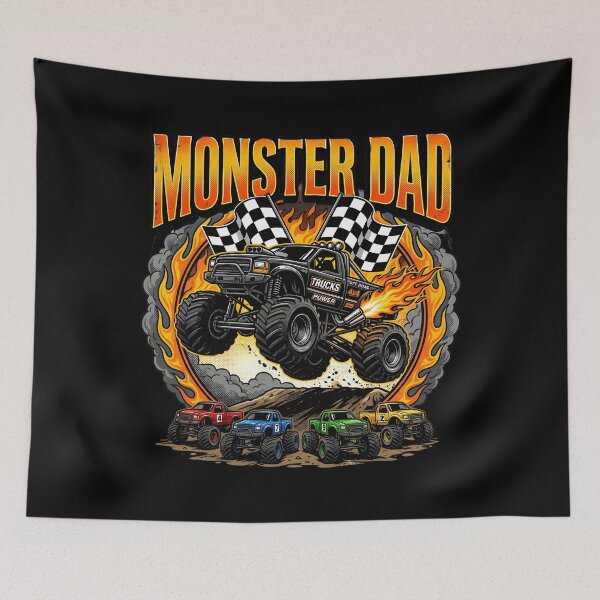 Item preview, Racing Off Road Fathers Day Monster Truck Dad designed and sold by OlakunleOloroz.