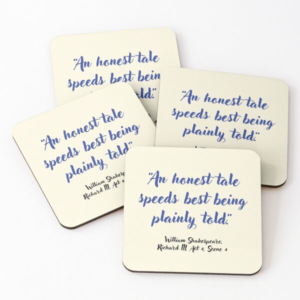 Item preview, Lit Shakespeare Quote from Richard the Third designed and sold by CharlottePlaceArt.