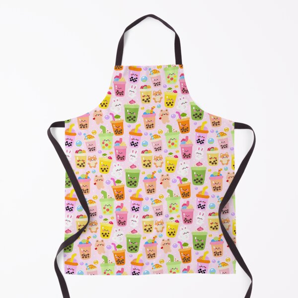 Item preview, Bubble Tea Skyland Seamless Pattern  designed and sold by KJackArtwork.