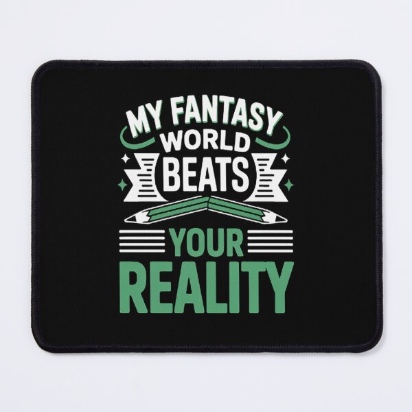 Item preview, My Fantasy World Beats Your Reality Drawing designed and sold by orlodrake.