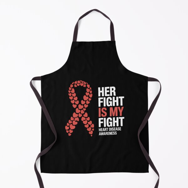 Item preview, Heart Disease Awareness Her Fight is my Fight Red Ribbon designed and sold by IdunayaStore.