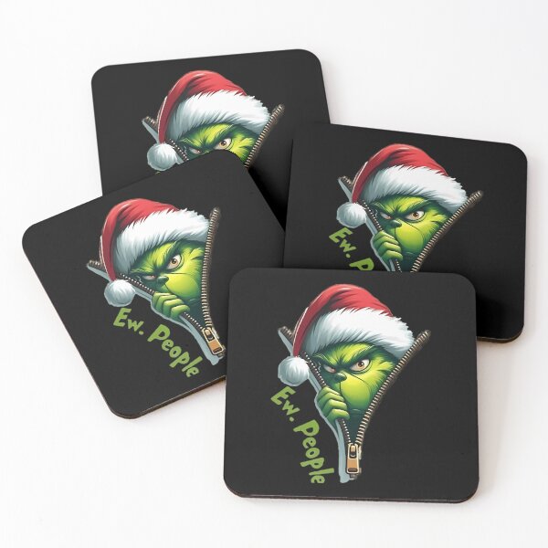 Item preview, Grinchs Funny Christmas Ew People Holiday Sticker designed and sold by TALEROX.
