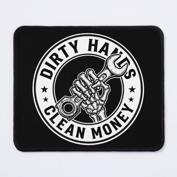 Item preview, Retro Mechanic Dirty Hands Clean Car Money Mens Fathers Day designed and sold by OlakunleOloroz.