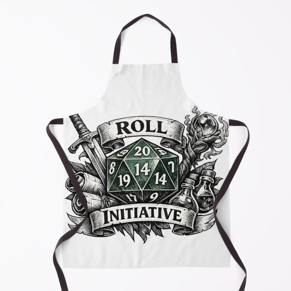 Item preview, Roll Initiative D20 Dice Design | Tabletop RPG Gamer Fantasy Art | Dungeons Style Illustration designed and sold by Hellohychandan.