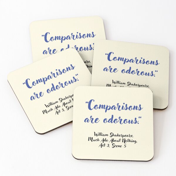 Item preview, Chill Shakespeare Quote from Much Ado About Nothing designed and sold by CharlottePlaceArt.