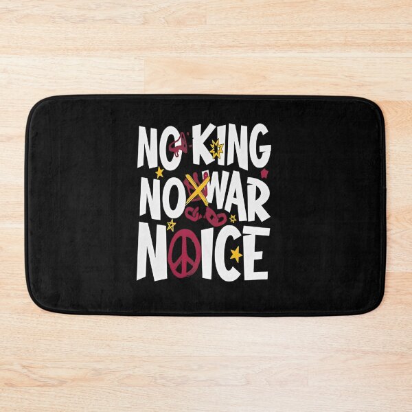 Item preview, No Kings No Masters No ICE No War, Anti Trump Protest Activist Gift, Political Resistance Movement designed and sold by HyphThonia.