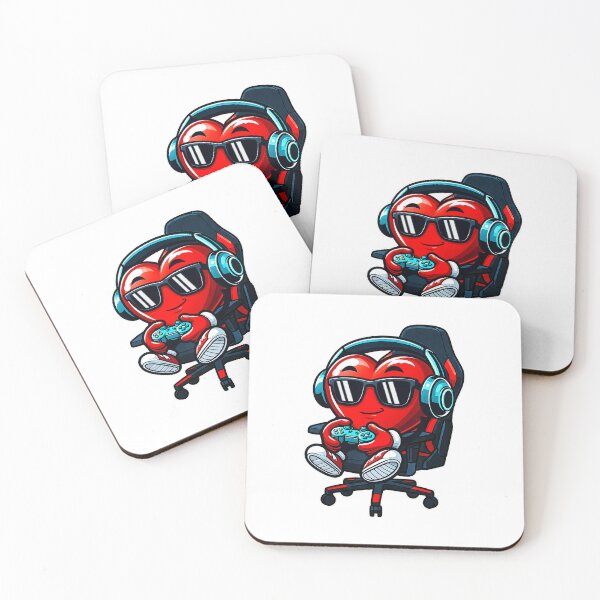Item preview, Gaming Heart Funny Gamer Valentine Cute Player  designed and sold by FGTV2021.