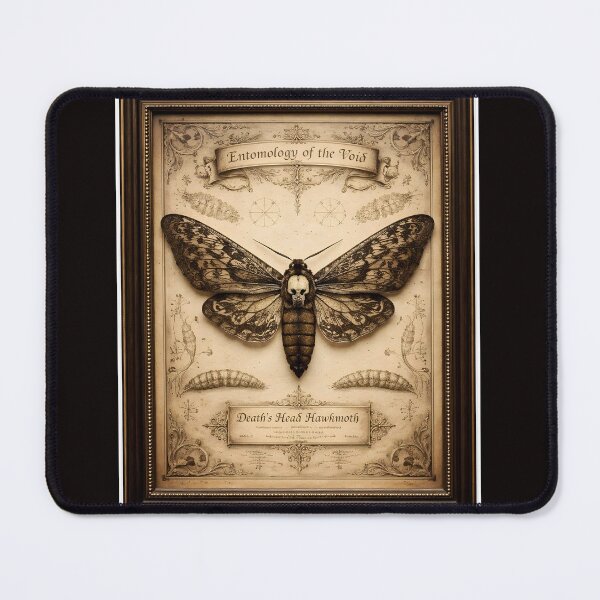 Item preview, Entomology of the Void: Death's Head Hawkmoth Specimen designed and sold by Studio77-Gothic.