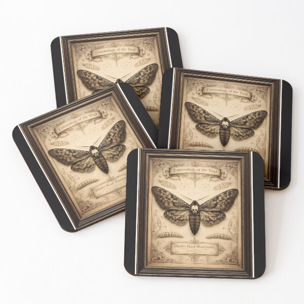 Item preview, Entomology of the Void: Death's Head Hawkmoth Specimen designed and sold by Studio77-Gothic.