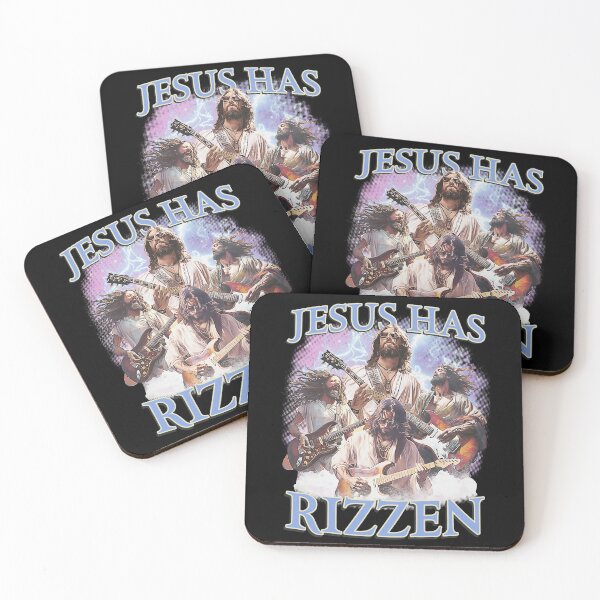Item preview, Vintage Jesus Has Rizzen Y2K Christian Rocker  designed and sold by FableMind.