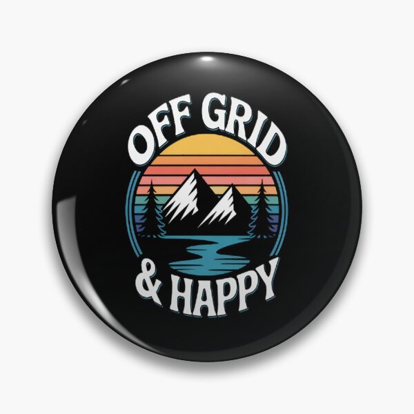 Item preview, OFF GRID AND HAPPY MOUNTAINS TREES LANDSCAPE designed and sold by orlodrake.