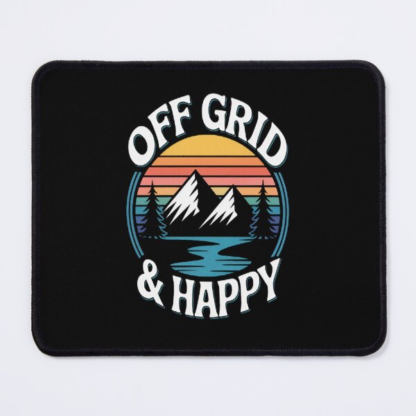 Item preview, OFF GRID AND HAPPY MOUNTAINS TREES LANDSCAPE designed and sold by orlodrake.