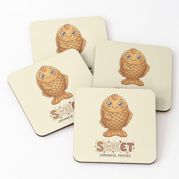 Item preview, Cute Kawaii Japanese Taiyaki Pastry designed and sold by AwesomeBeyondLimits.