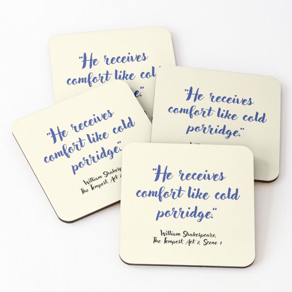 Item preview, Lit Shakespeare Quote from The Tempest designed and sold by CharlottePlaceArt.