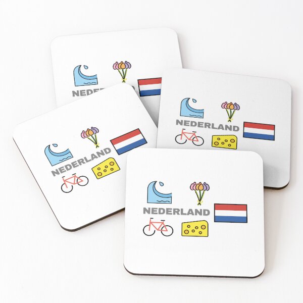 Item preview, Netherlands Vibes – Emoji Design (Wave, Flowers, Bicycle, Cheese) designed and sold by iccdesignsshop.