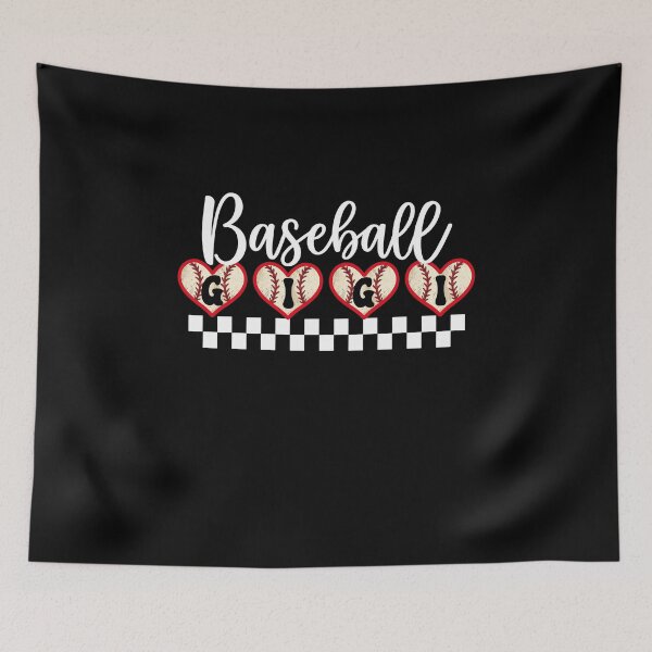Item preview, Baseball Gigi Heart Checkerboard Design designed and sold by KIROSALS.