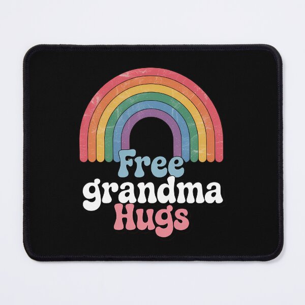 Item preview, Free Grandma Hugs Pride Month LGBTQ Grandmother LGBT Ally Protect Trans Rainbow Pride designed and sold by IdunayaStore.