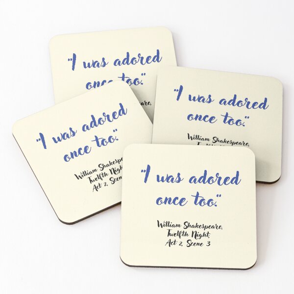Item preview, Chill Shakespeare Quote from Twelfth Night designed and sold by CharlottePlaceArt.