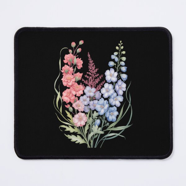 Item preview, Bi Pride Subtle Wildflowers LGBTQ Month Rainbow Flowers designed and sold by IdunayaStore.