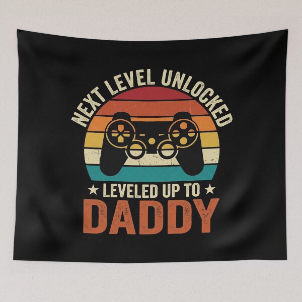 Item preview, Unlocked Leveled Up to Daddy for Men Women Fathers Day designed and sold by OlakunleOloroz.