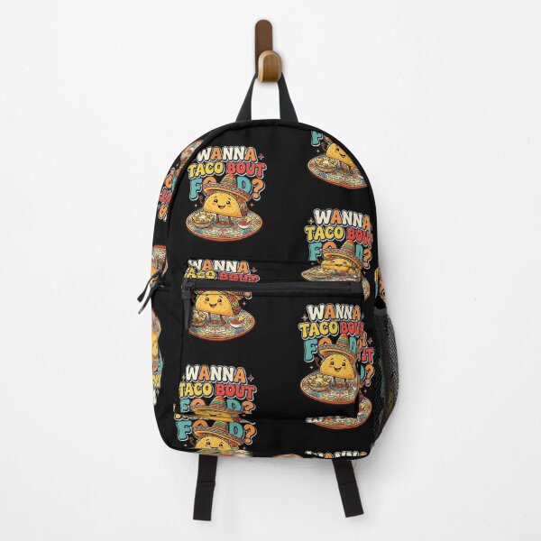 Item preview, Wanna Taco Bout Food? Cute Taco Pun Illustration designed and sold by Verycutethings.