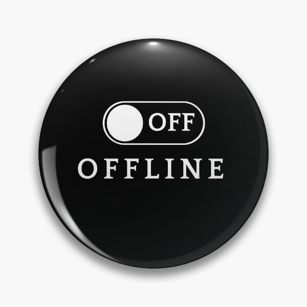 Item preview, Offline | No Connection | Introvert Minimal Aesthetic Design designed and sold by NeonGrain.