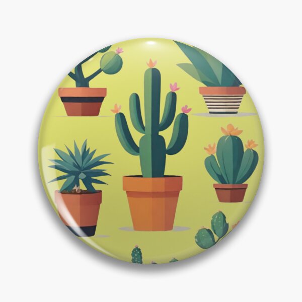 Item preview, Cute Potted Cactus and Succulent Collection Pattern designed and sold by AlxVel.