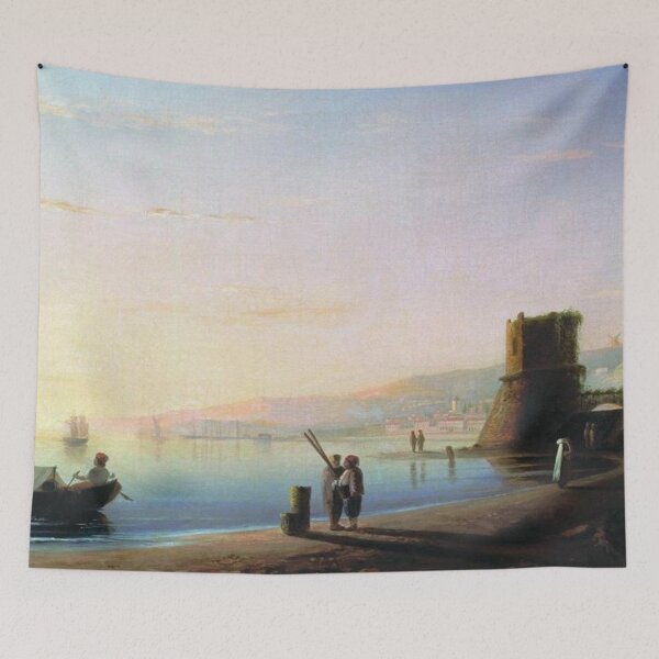 Item preview, The pier in Feodosia designed and sold by SharonTheFirst.