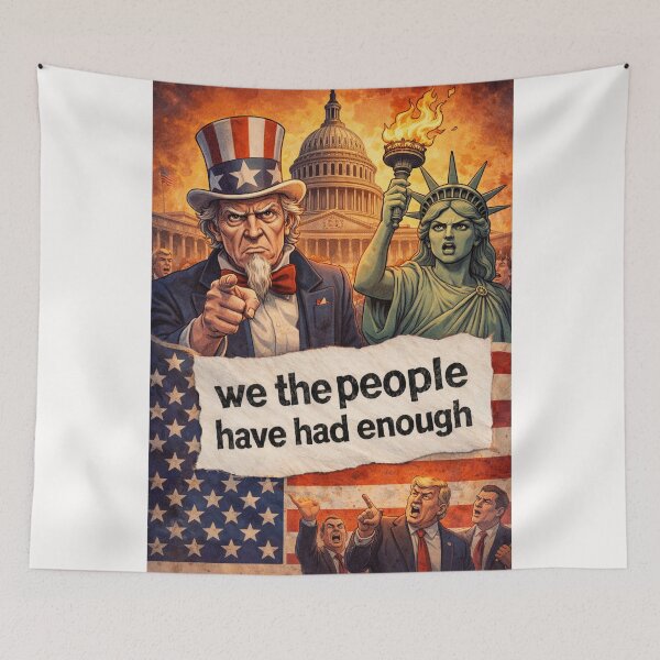 Item preview, We The People Have Had Enough Bold Protest Patriotic Statement designed and sold by Places On Earth.