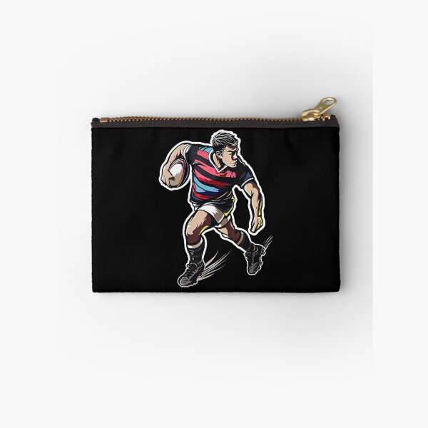 Item preview, Rugby Player Running With Ball Vintage Sports  designed and sold by GabrieSketcham.