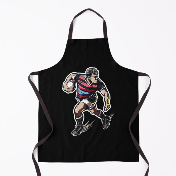 Item preview, Rugby Player Running With Ball Vintage Sports designed and sold by GabrieSketcham.