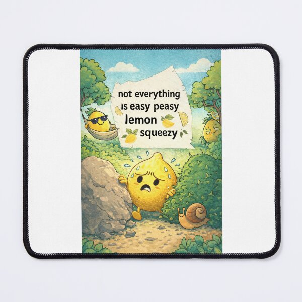 Item preview, Not Everything Is Easy Peasy Lemon Squeezy Funny Cute Struggle designed and sold by Places On Earth.