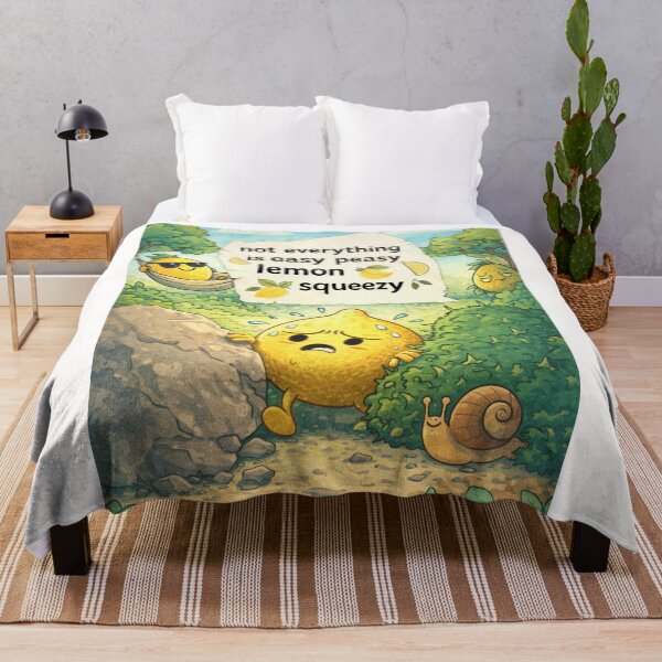 Item preview, Not Everything Is Easy Peasy Lemon Squeezy Funny Cute Struggle designed and sold by Places On Earth.