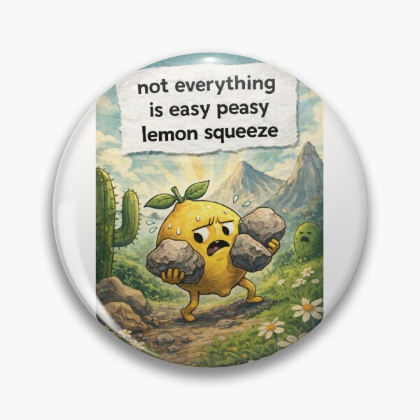 Item preview, Not Everything Is Easy Peasy Lemon Squeeze Funny Hard Work Theme designed and sold by Places On Earth.