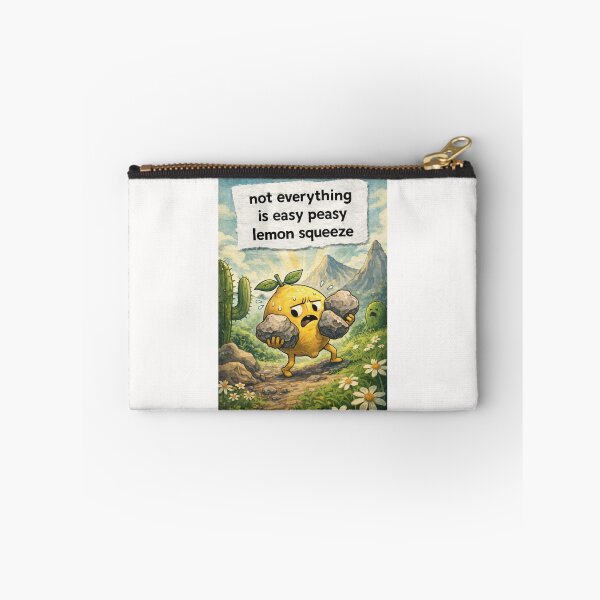 Item preview, Not Everything Is Easy Peasy Lemon Squeeze Funny Hard Work Theme designed and sold by Places On Earth.