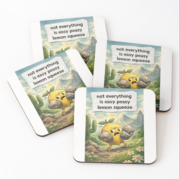 Item preview, Not Everything Is Easy Peasy Lemon Squeeze Funny Hard Work Theme designed and sold by Places On Earth.
