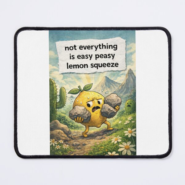 Item preview, Not Everything Is Easy Peasy Lemon Squeeze Funny Hard Work Theme designed and sold by Places On Earth.