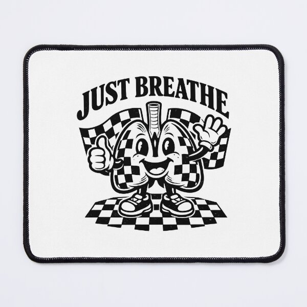 Item preview, Just Breathe Respiratory Therapist Cute Lung Medical Positive Design designed and sold by ClinicalHubs.