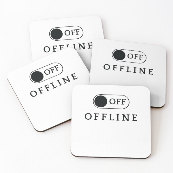 Item preview, Offline | No Connection | Minimal Introvert Aesthetic (Light Version) designed and sold by NeonGrain.