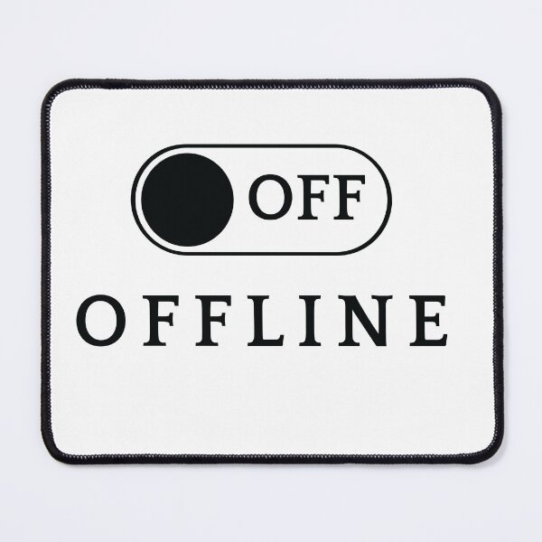 Item preview, Offline | No Connection | Minimal Introvert Aesthetic (Light Version) designed and sold by NeonGrain.