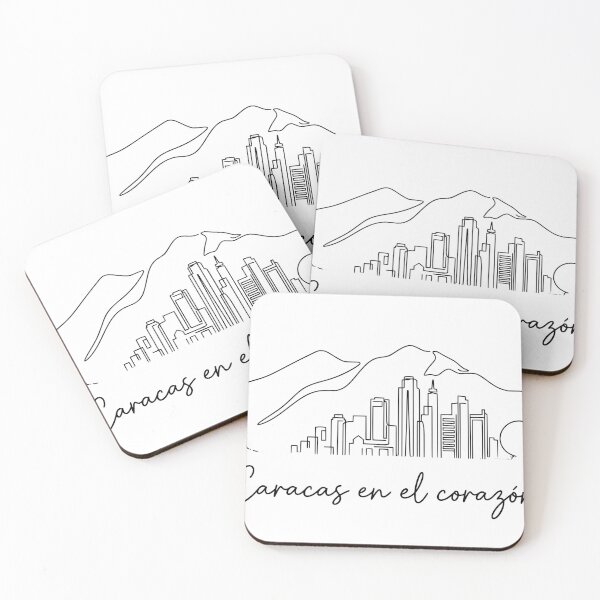Item preview, Caracas en el Corazón Design, Venezuela Love Art, Venezuelan Pride City Illustration designed and sold by unboxdesign.