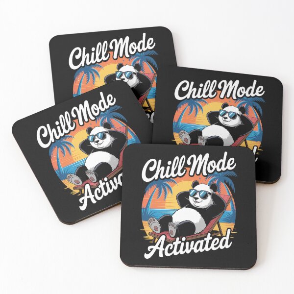Item preview, Panda Wearing Sunglass Chill Mode Activated, Summer designed and sold by orlodrake.