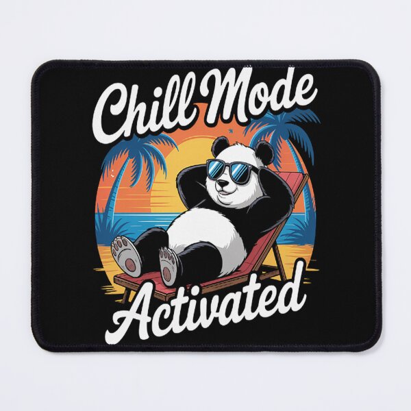 Item preview, Panda Wearing Sunglass Chill Mode Activated, Summer designed and sold by orlodrake.