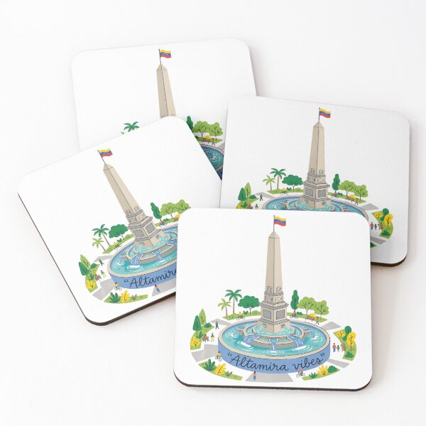 Item preview, Altamira Vibes Plaza Francia Illustration, Caracas Landmark Art, Venezuela Travel Design designed and sold by unboxdesign.