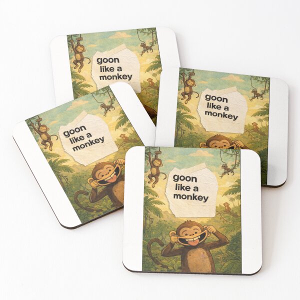 Item preview, Goon Like a Monkey Silly Jungle Humor Goofy Monkey Face designed and sold by Places On Earth.