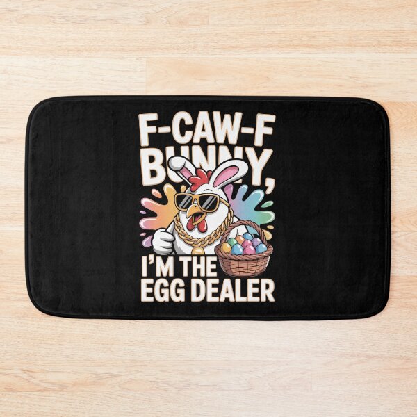 Item preview, F-Caw-F Bunny I'm the Egg Dealer – Funny Easter Chicken Sunglasses Tee V1 designed and sold by DarylWelsh2024.